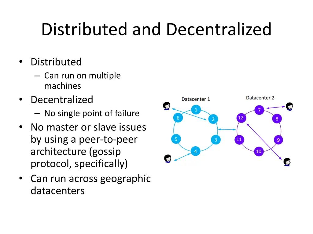 distributed and decentralized