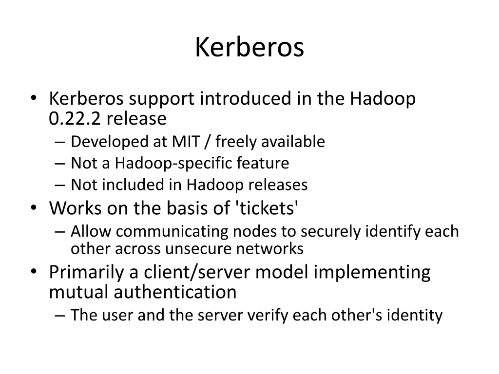 kerberos