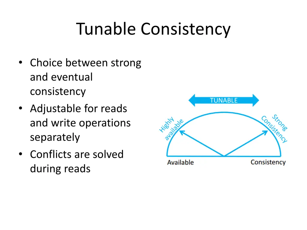 tunable consistency