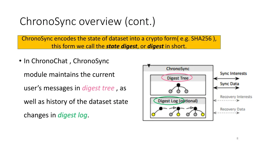 chronosync overview cont