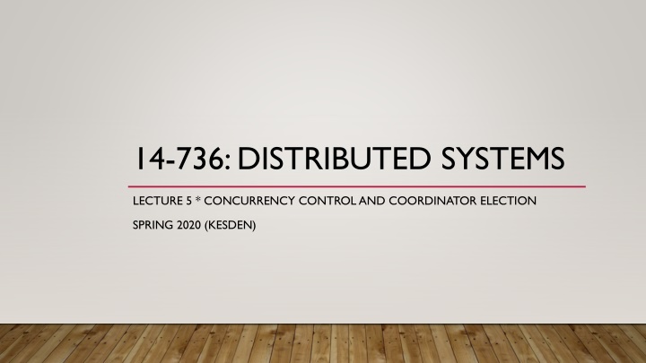 14 736 distributed systems