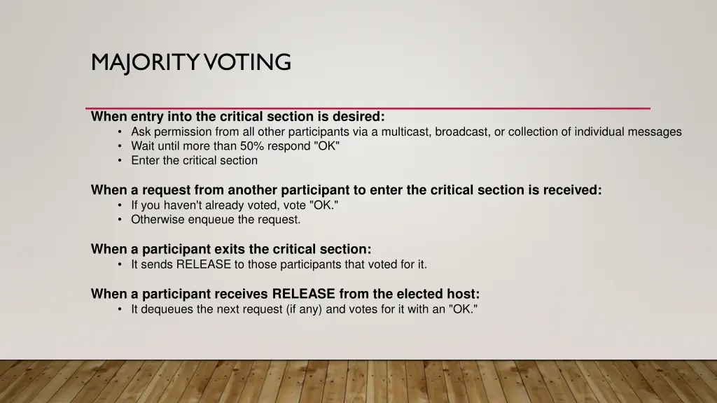 majority voting