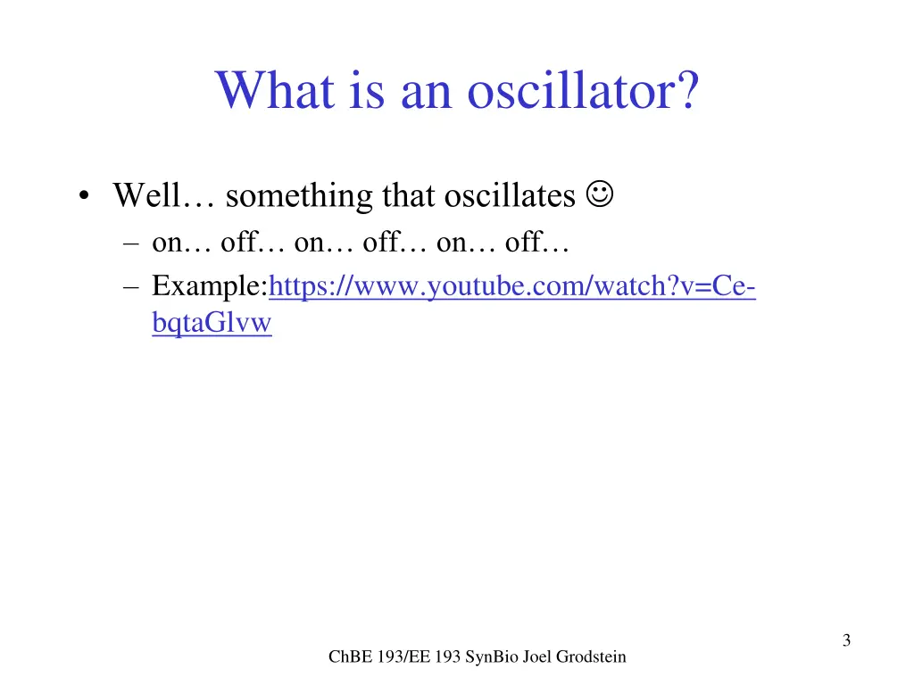 what is an oscillator