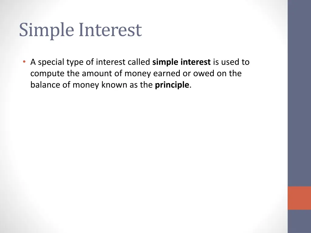 simple interest