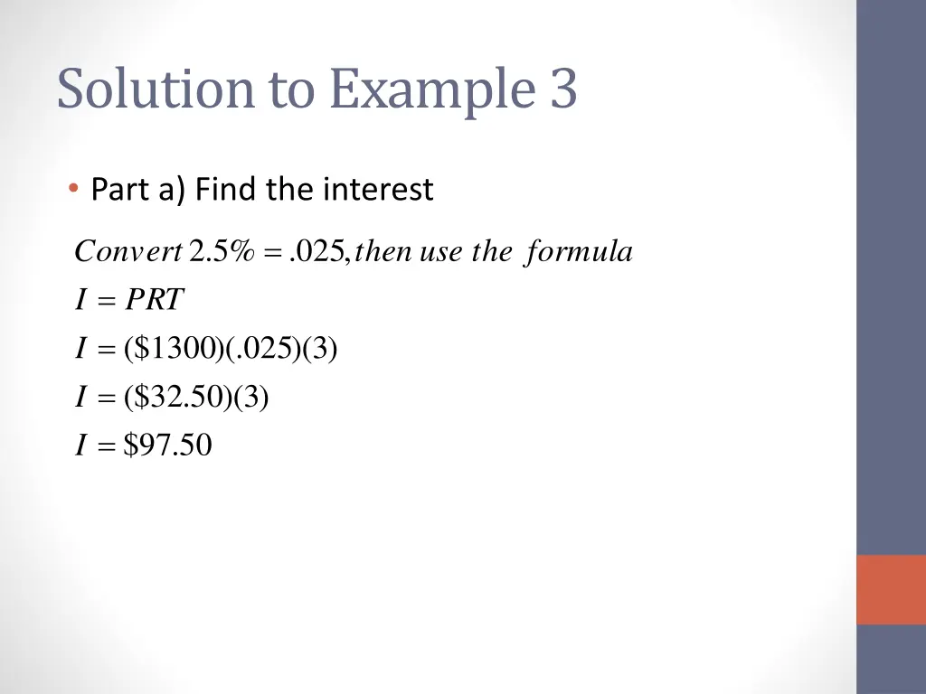 solution to example 3