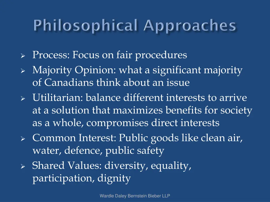 process focus on fair procedures majority opinion