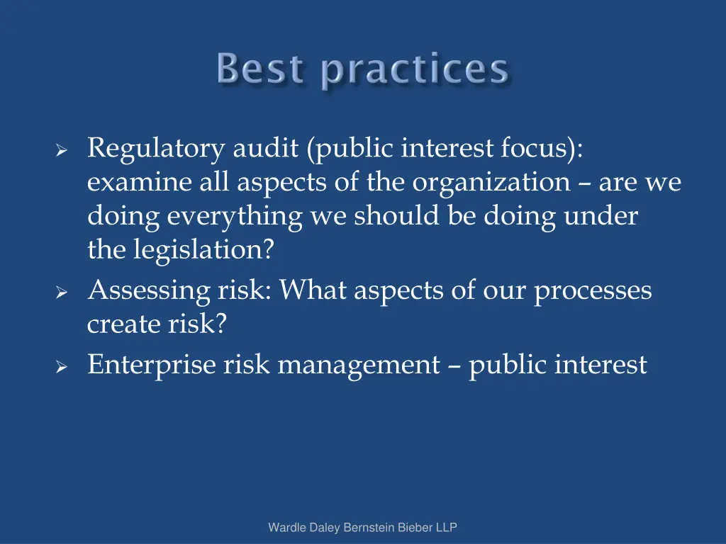 regulatory audit public interest focus examine