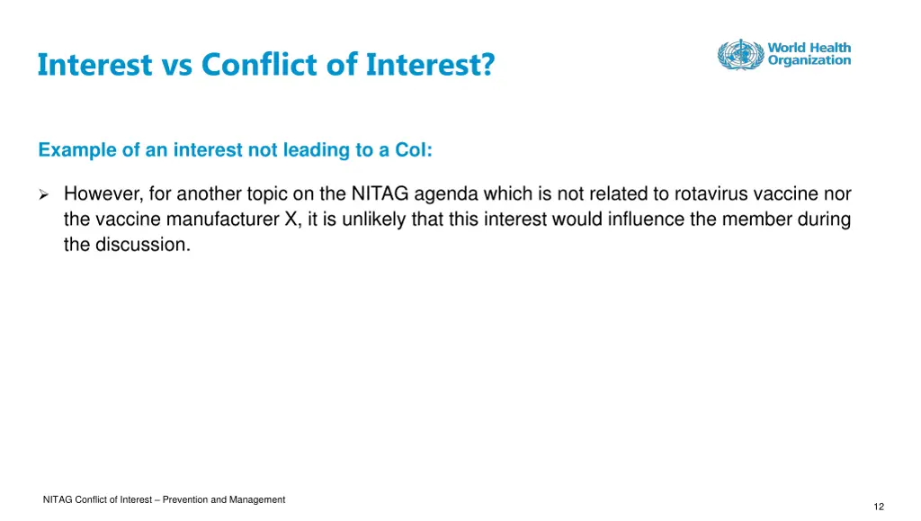 interest vs conflict of interest 1