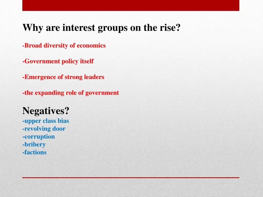 why are interest groups on the rise