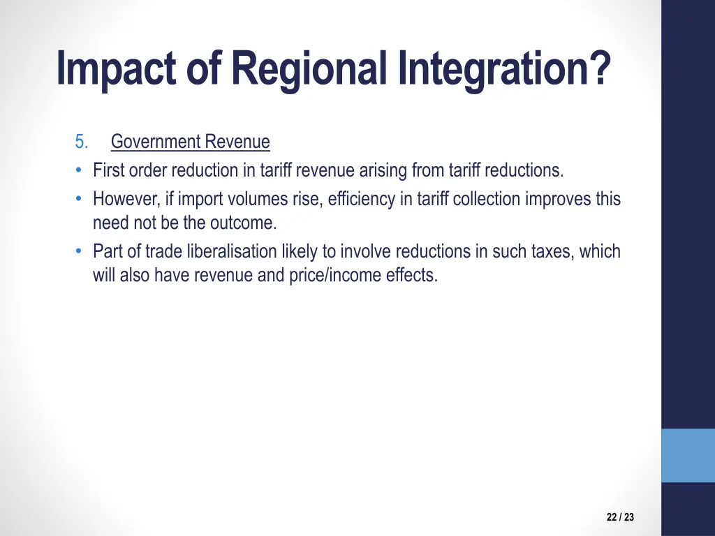 impact of regional integration 3