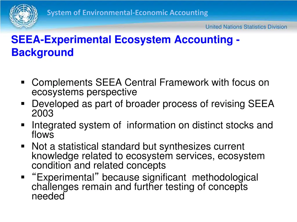 system of environmental economic accounting 3