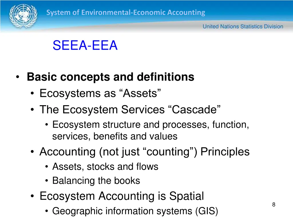 system of environmental economic accounting 7