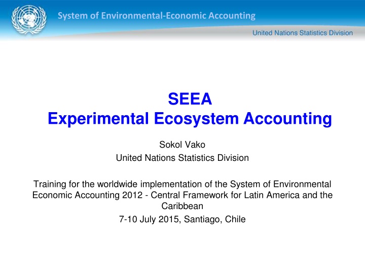 system of environmental economic accounting