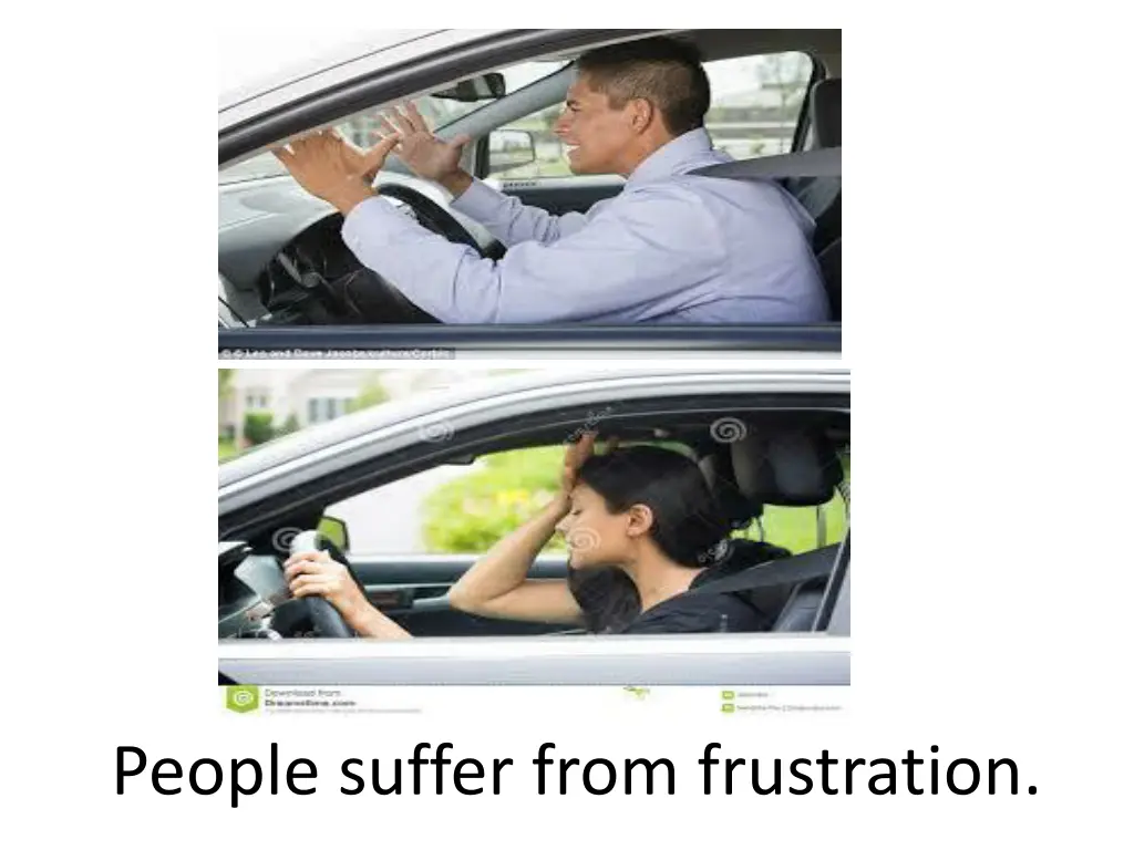 people suffer from frustration