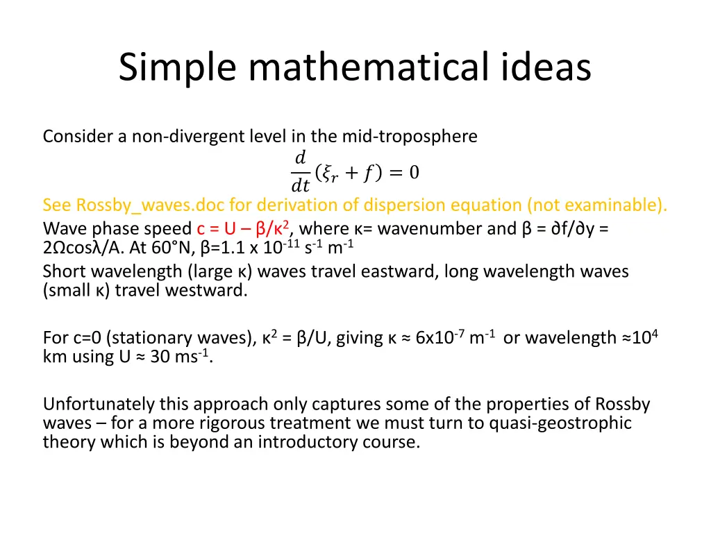 simple mathematical ideas