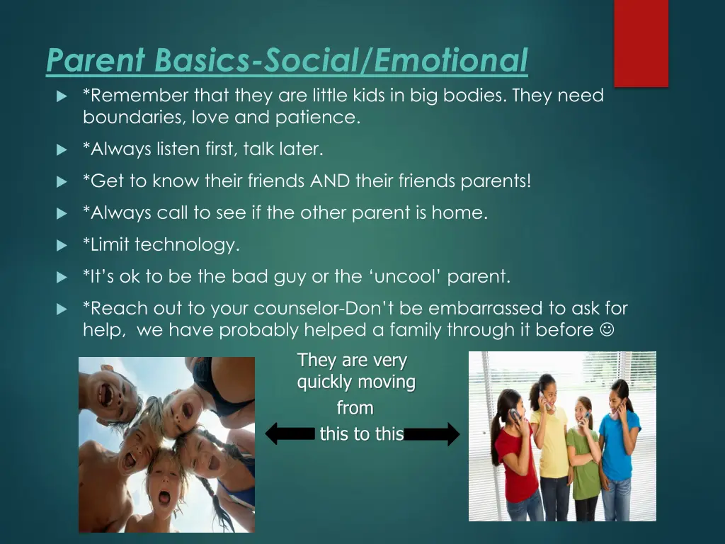 parent basics social emotional remember that they