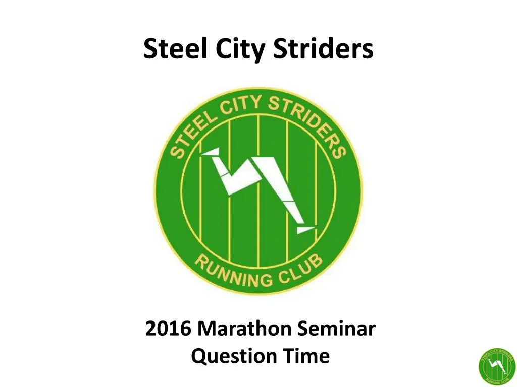 steel city striders 1