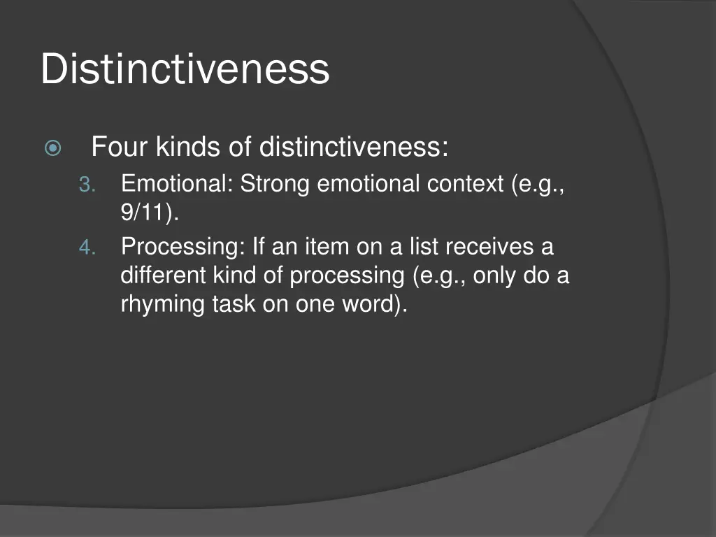 distinctiveness 1