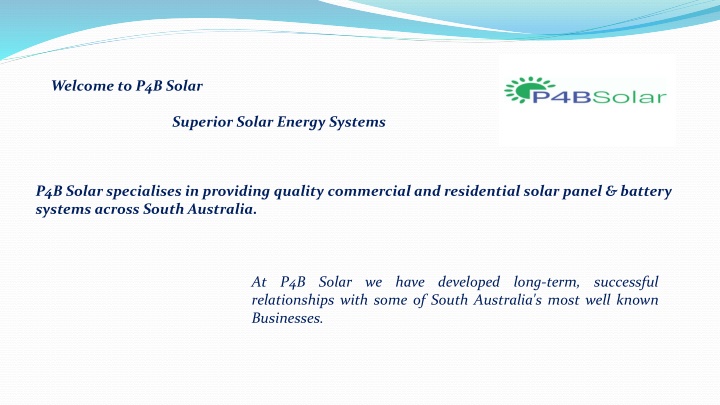 welcome to p4b solar superior solar energy systems