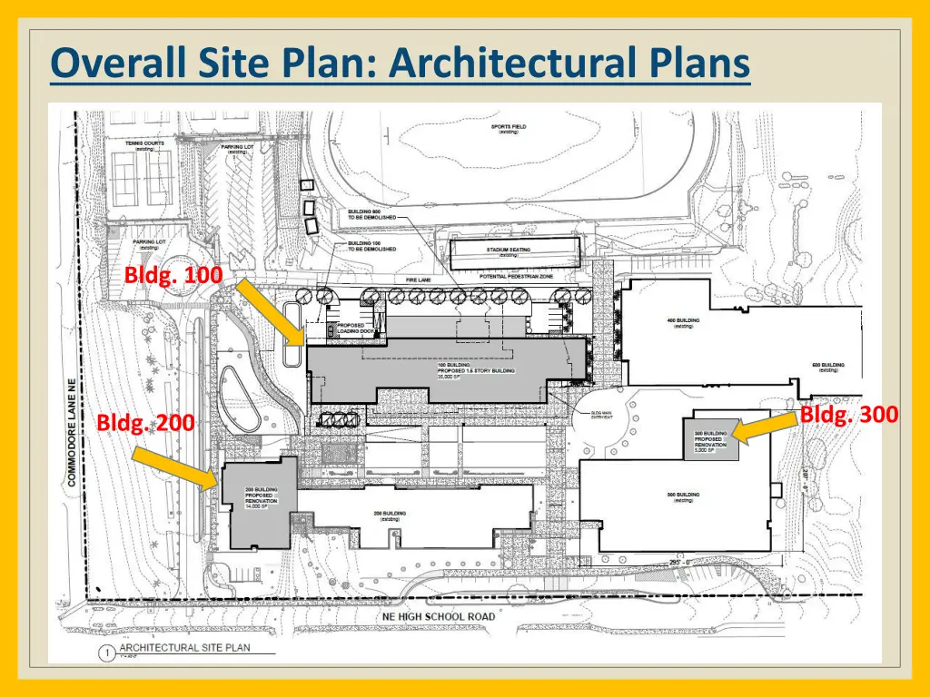 overall site plan architectural plans