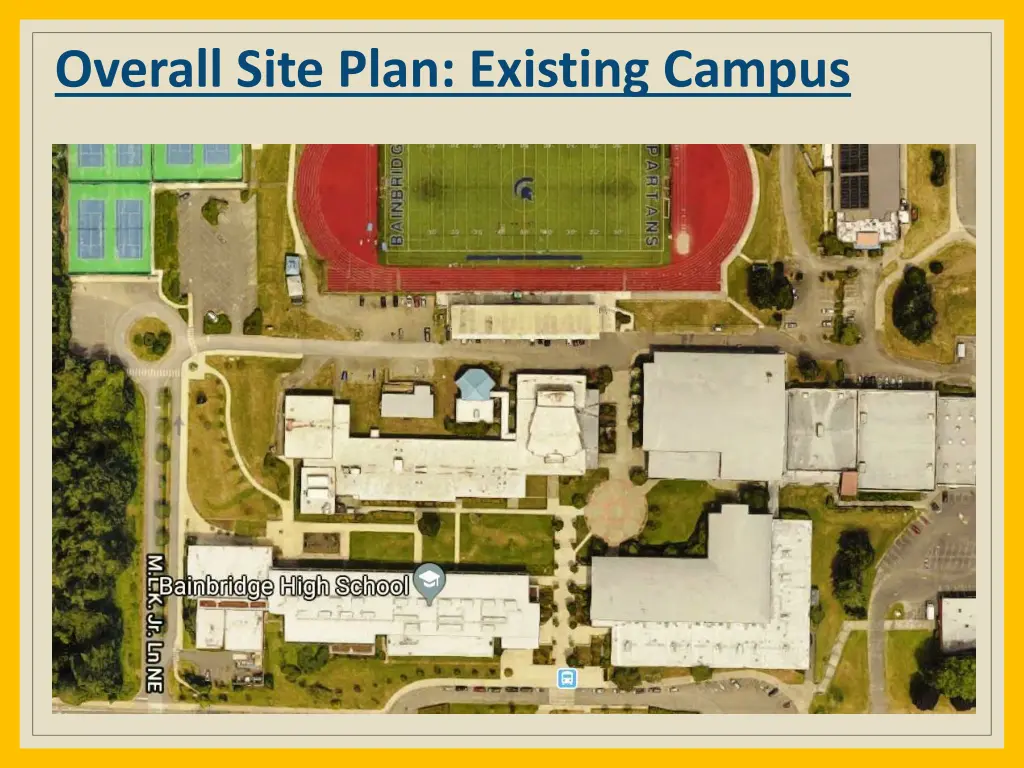 overall site plan existing campus