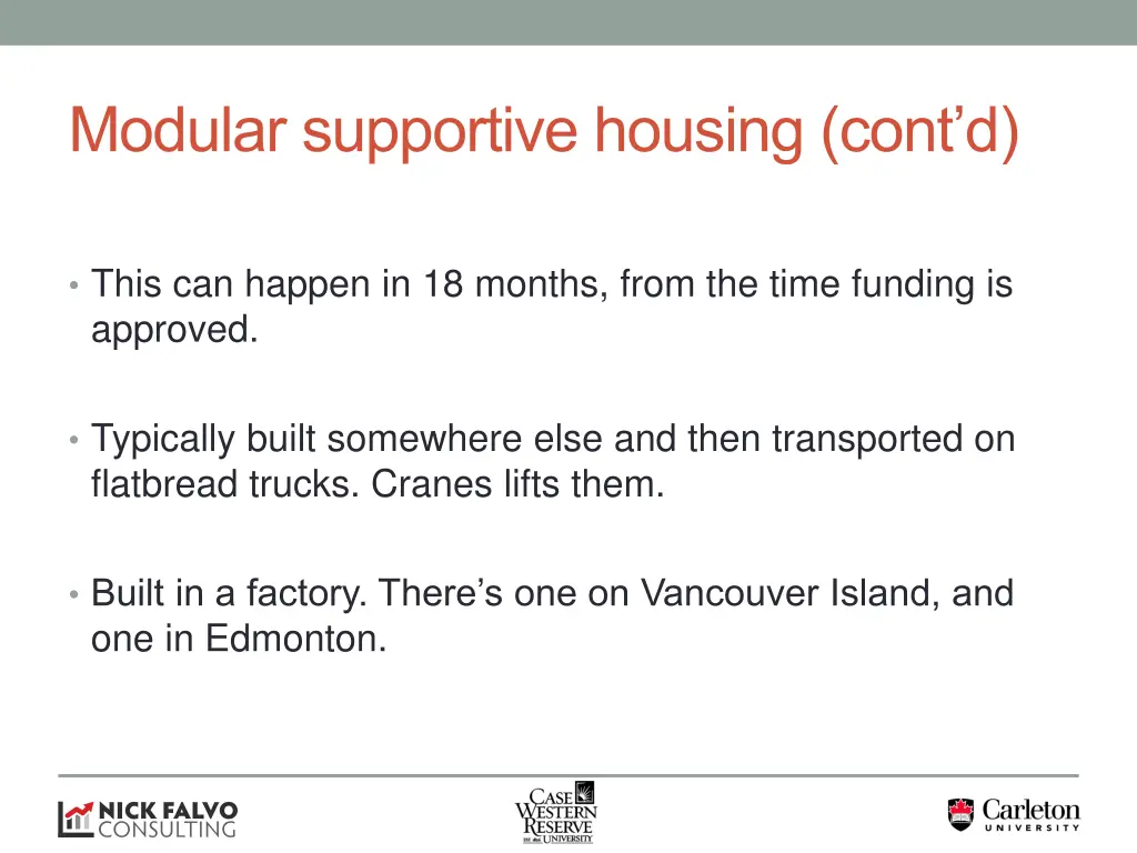 modular supportive housing cont d