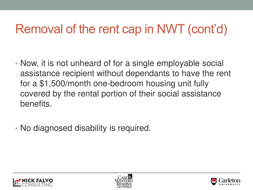 removal of the rent cap in nwt cont d 1