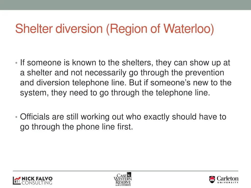 shelter diversion region of waterloo 4