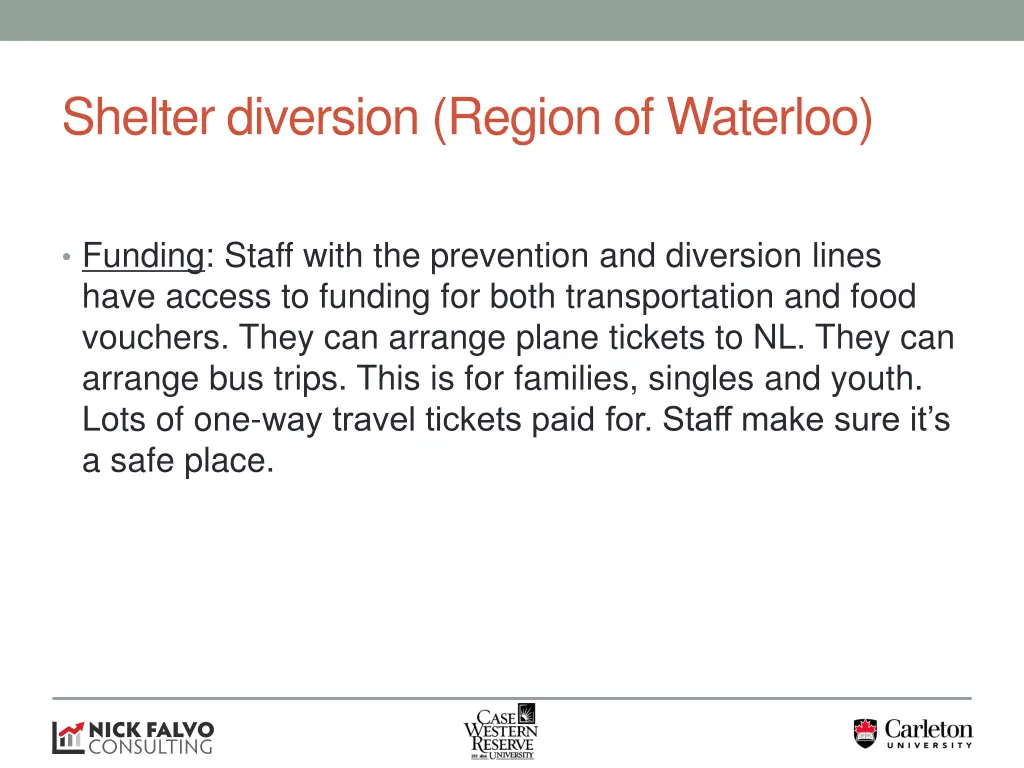 shelter diversion region of waterloo 5