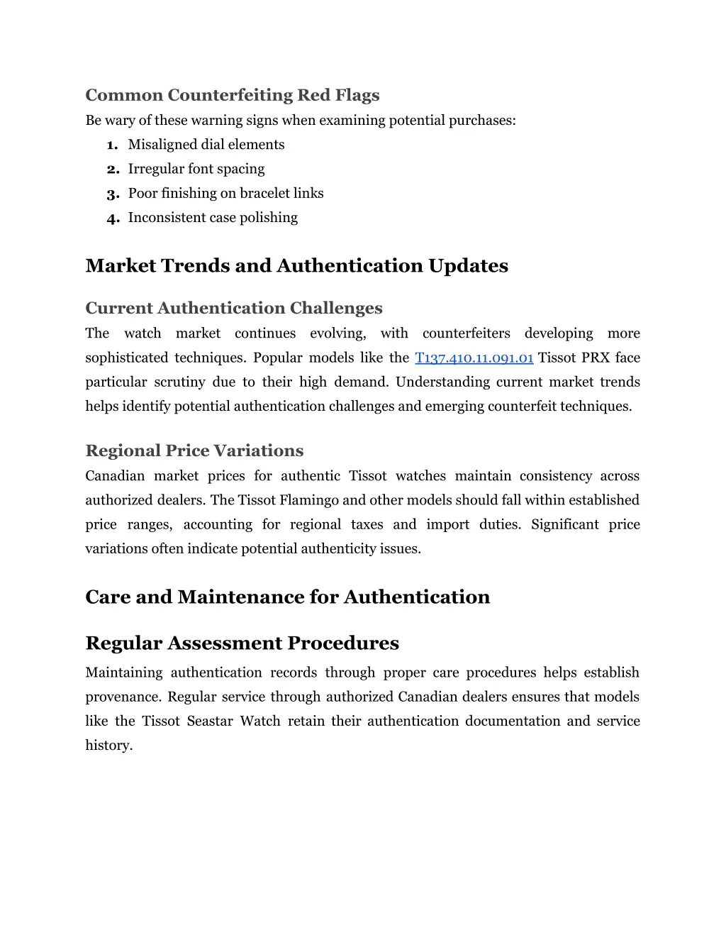 common counterfeiting red flags