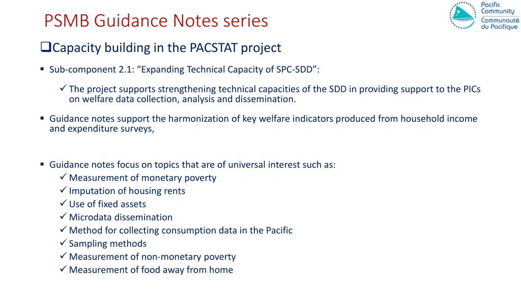 psmb guidance notes series