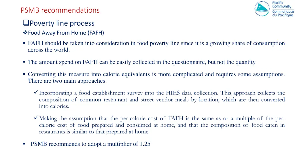 psmb recommendations 15