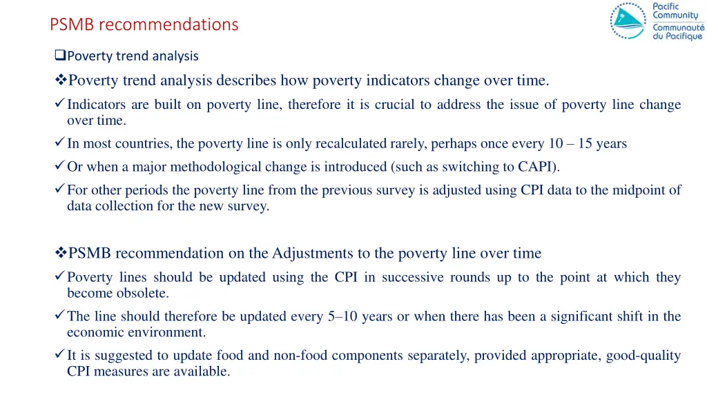 psmb recommendations 19