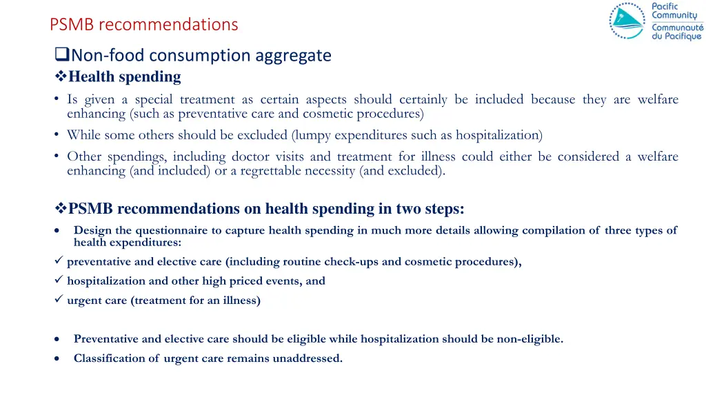 psmb recommendations 6