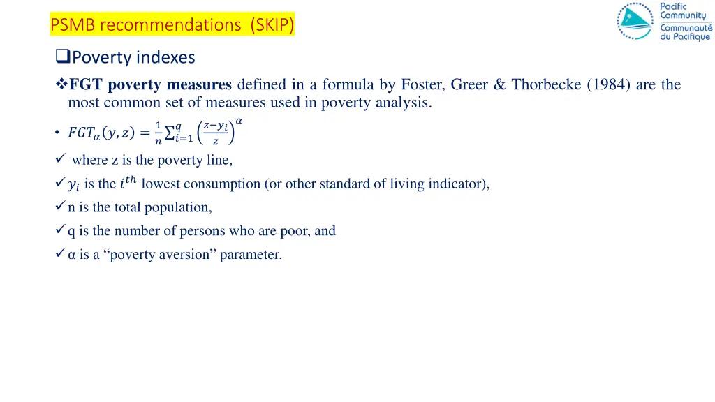 psmb recommendations skip