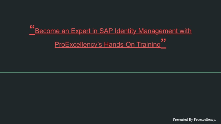 become an expert in sap identity management with