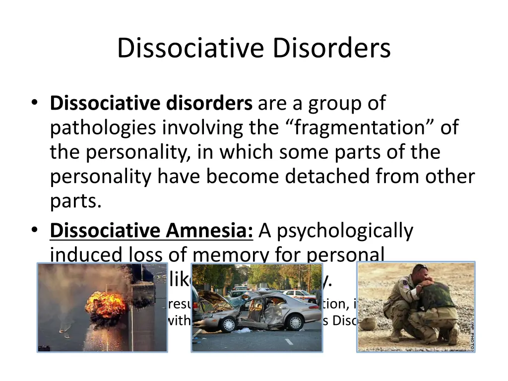 dissociative disorders