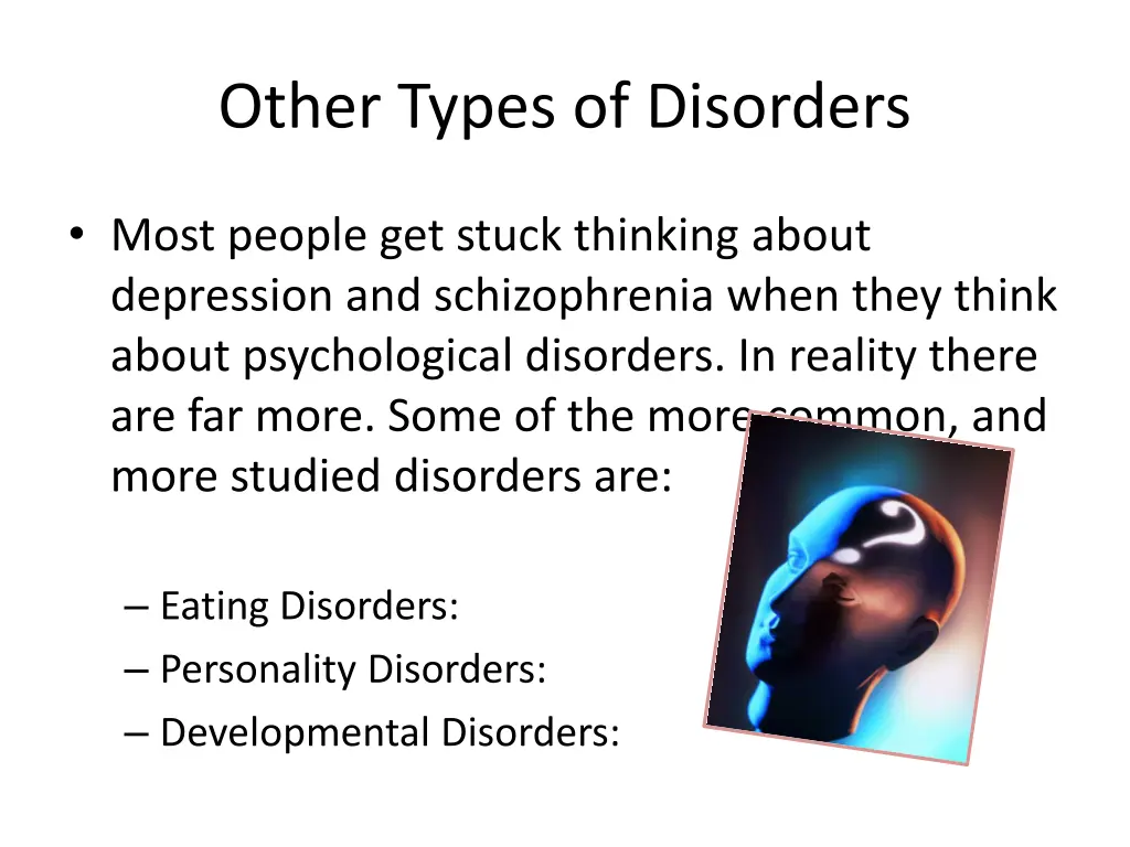 other types of disorders