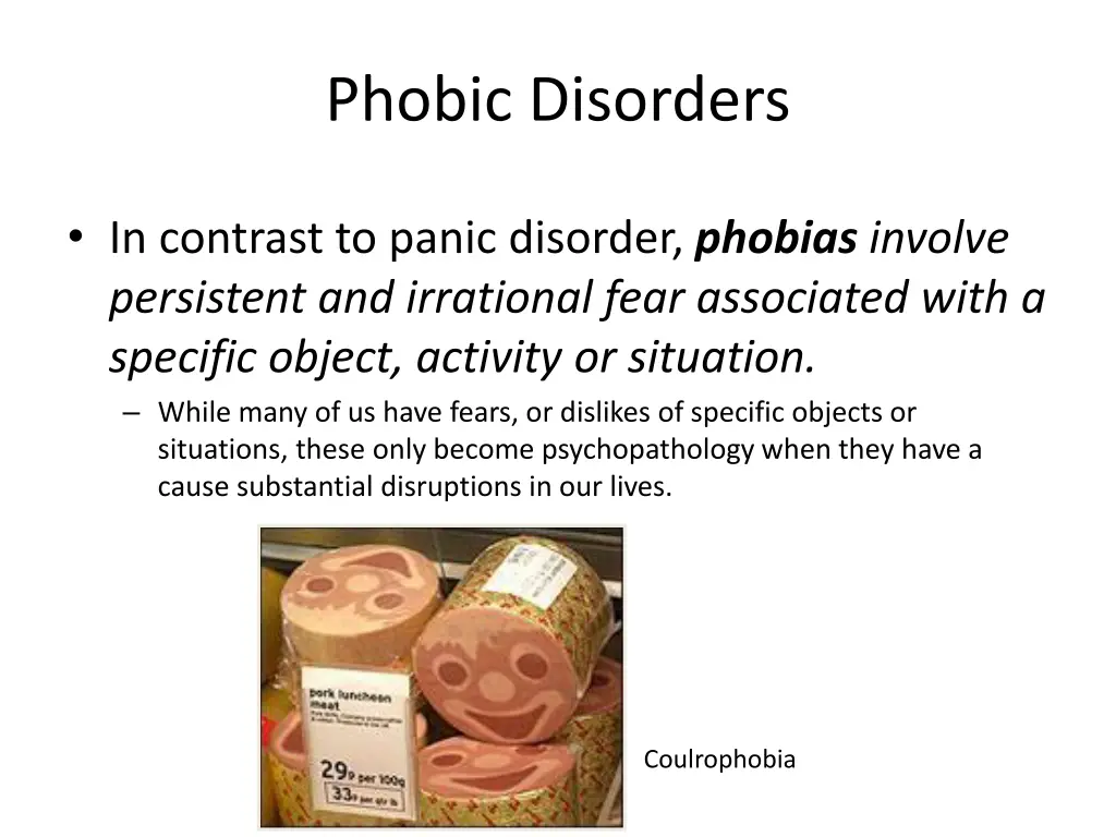 phobic disorders