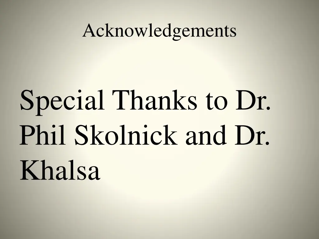 acknowledgements 1