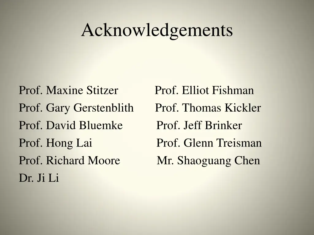 acknowledgements