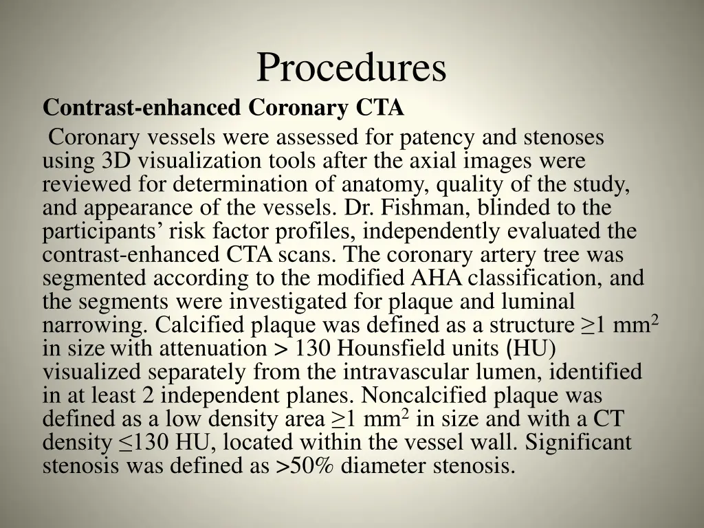 procedures 3