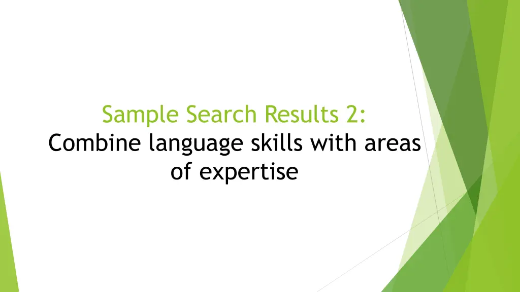 sample search results 2 combine language skills