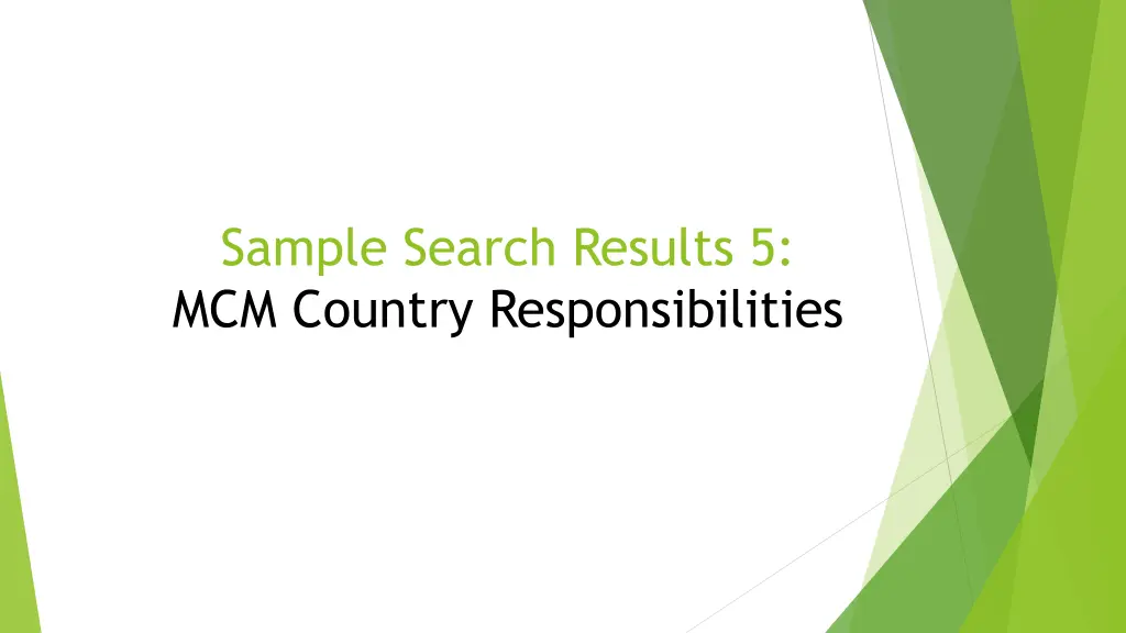 sample search results 5 mcm country