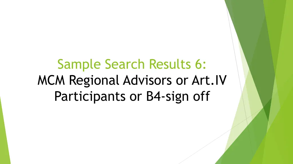 sample search results 6 mcm regional advisors