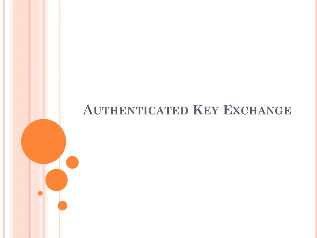 a uthenticated k ey e xchange