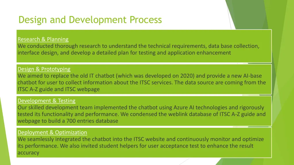 design and development process