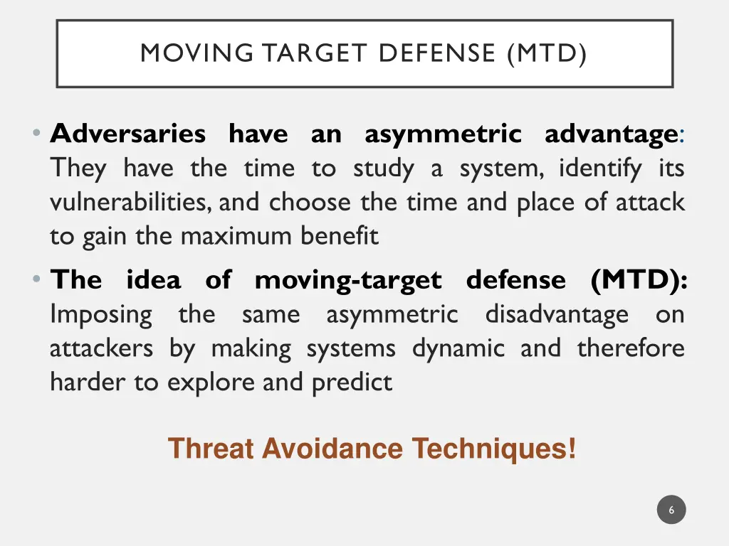 moving target defense mtd 2