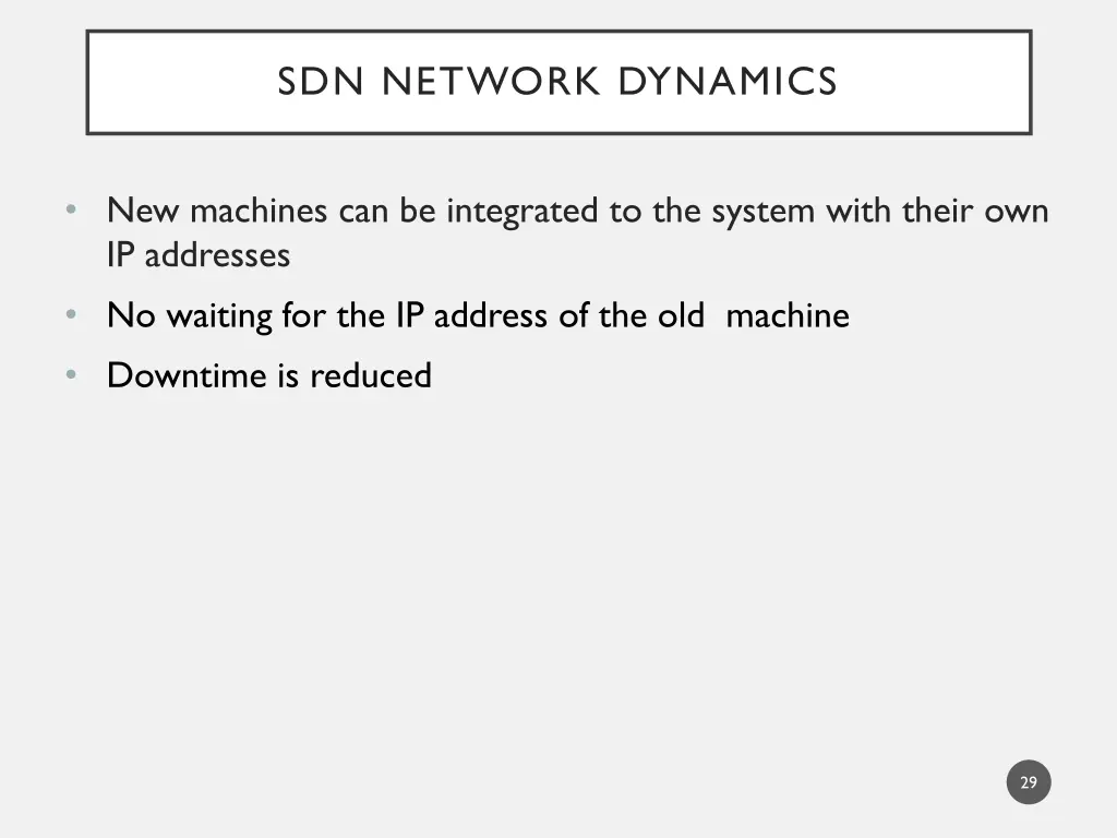 sdn network dynamics 2