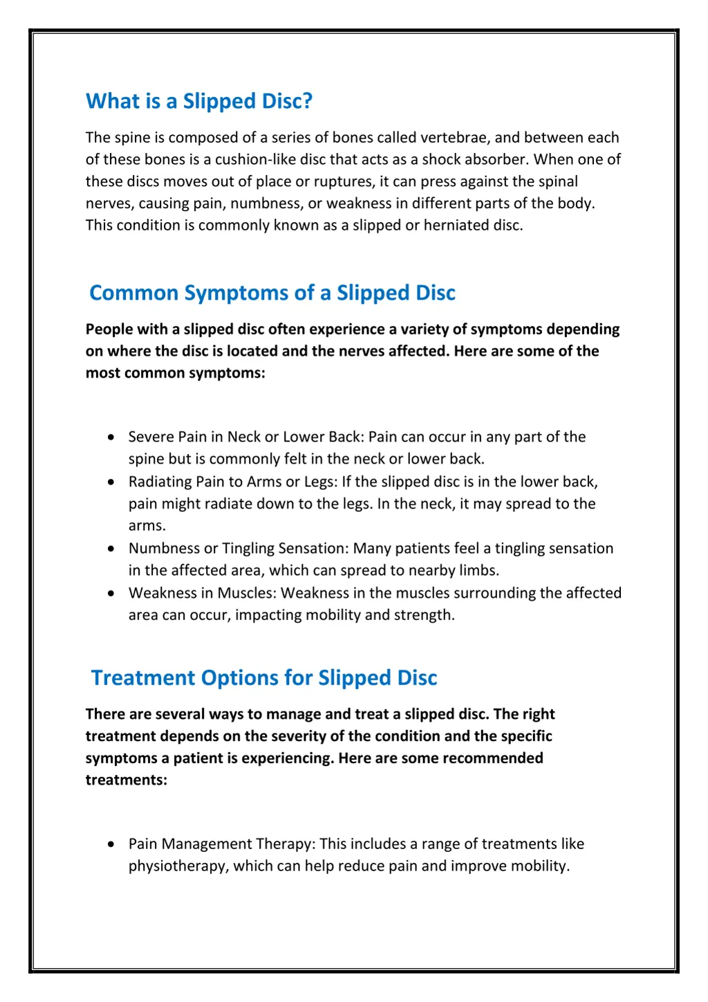 what is a slipped disc